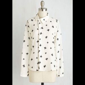 ❤️Unicorn Button Up Blouse Sz (S)❤️